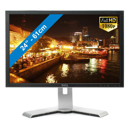 LCD TV Beeldscherm 24 inch + tafelstand
