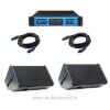 Monitor (2x) + versterker