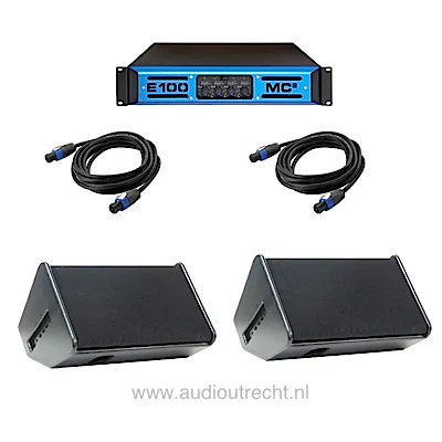 Monitor (2x) + versterker