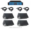 Monitor (4x) + versterker