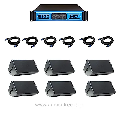Monitor (6x) + versterker