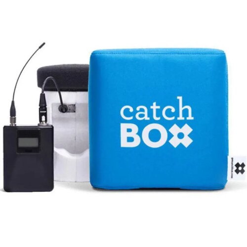 Catchbox incl. beltpack en microfoon