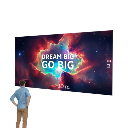 LED scherm 10 x 3 meter incl. opbouw