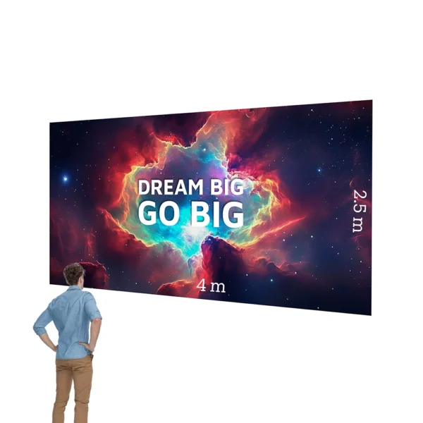 LED scherm 4 x 2.5 meter incl. opbouw