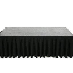 Podiumrok zwart per meter