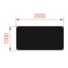 Podiumdeel 2x1 meter - Stagedex